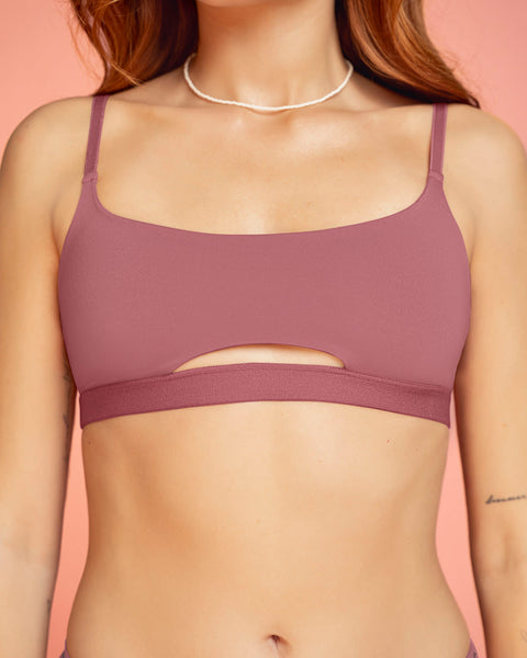 Daily-Sexy Top con abertura frontal#color_b99-salmon