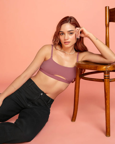 Daily-Sexy Top con abertura frontal#color_b99-salmon