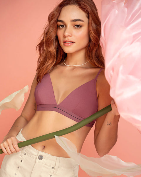 Brasier triangular en algodón liviano y cómodo#color_b99-salmon