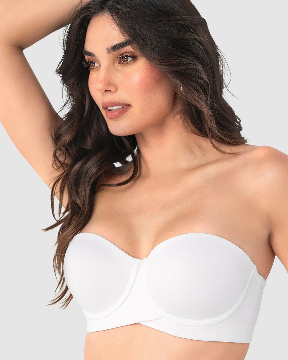 Brasier strapless ideal para busto mediano y grande