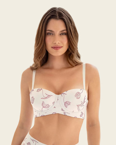 Brasier strapless ideal para busto mediano y grande#color_395-estampado-flores