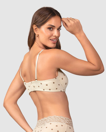 Brasier ultraligero SIN ESPUMA, copas doble tela#color_c01-estampado-puntos