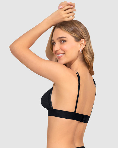Bralette Liso + Encaje#color_700-negro