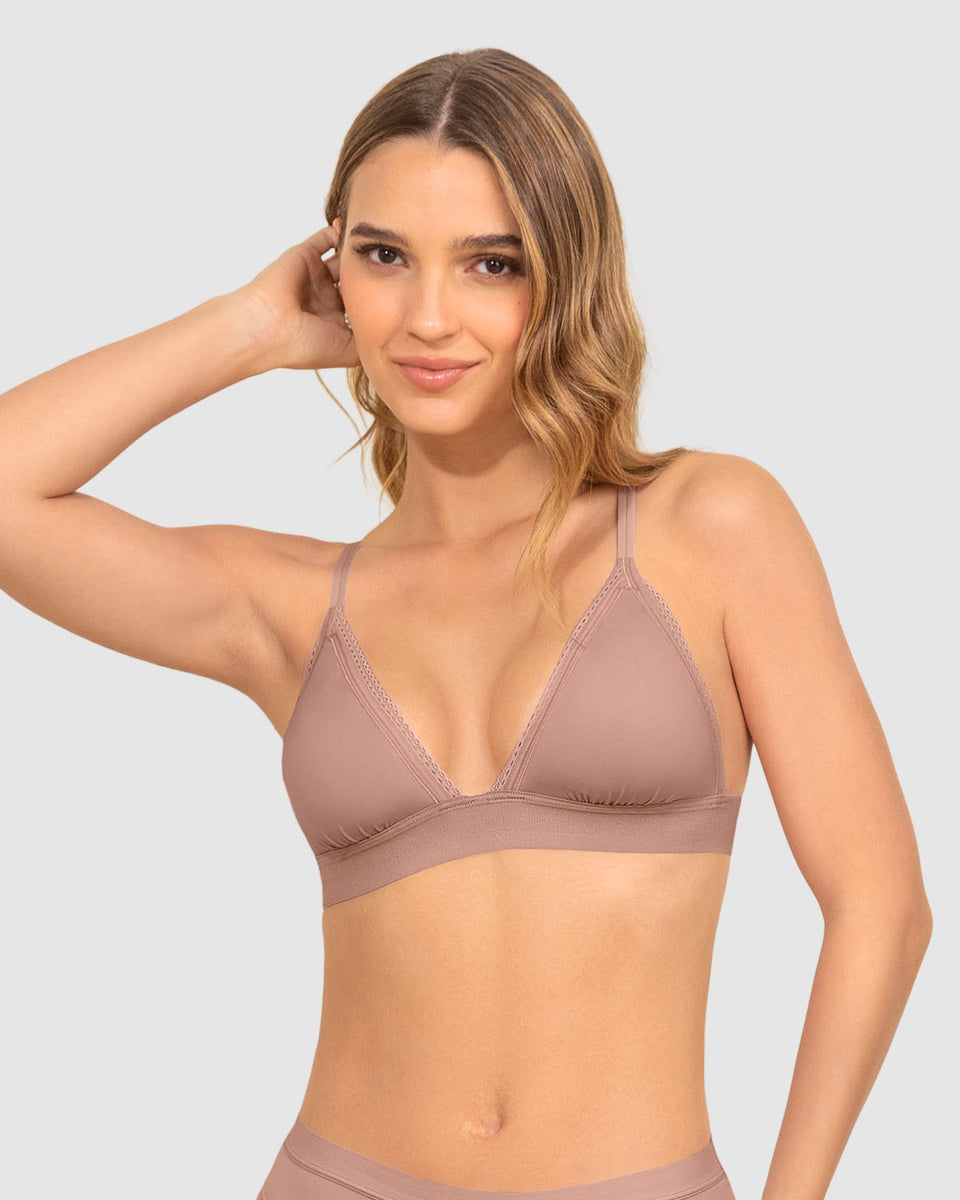Bralette Liso + Encaje