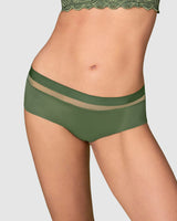 Panty cachetero con franja transparente decorativa#color_068-verde-oliva