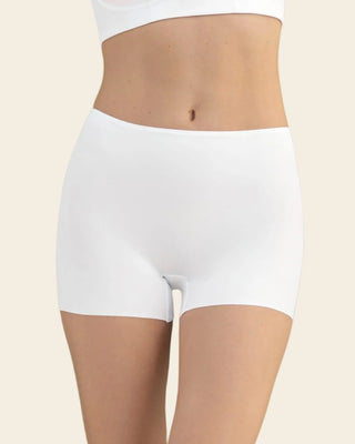 Panty tipo bóxer efecto invisible en piernas#color_000-blanco