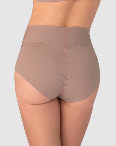 Panty hípster tiro alto de control fuerte de abdomen#color_281-rosa-palido