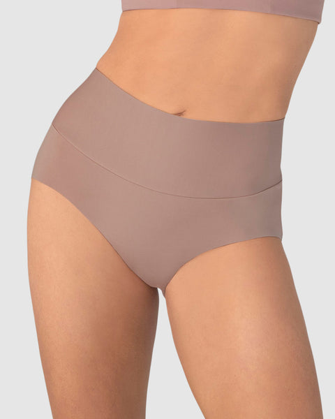 Panty hípster tiro alto de control fuerte de abdomen#color_281-rosa-palido