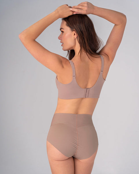 Panty hípster tiro alto de control fuerte de abdomen#color_281-rosa-palido