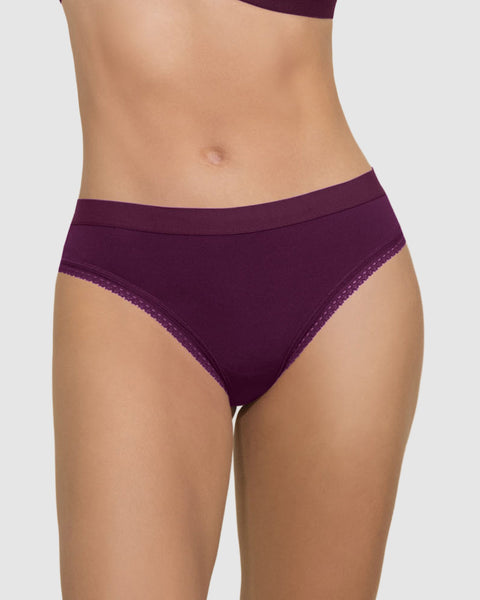 Panty brasilera Liso + Encaje#color_466-vino