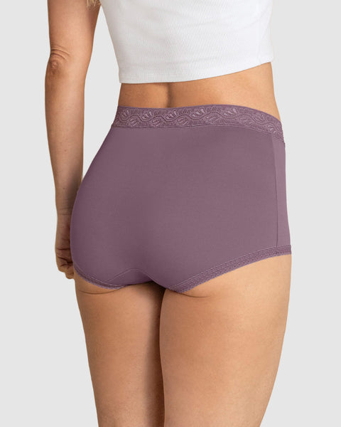 Paquete x 3 panties clásicos con toques de encaje#color_s28-vainilla-mora-azul