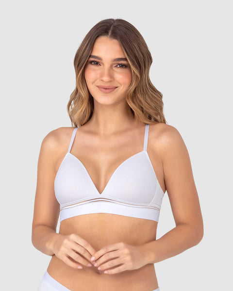 Paquete x 2 brasieres ultracómodos y suaves al tacto#color_s01-blanco-negro