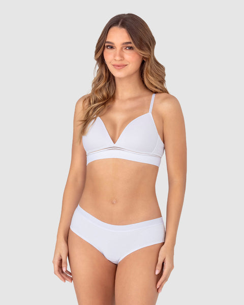 Paquete x 2 brasieres ultracómodos y suaves al tacto#color_s01-blanco-negro
