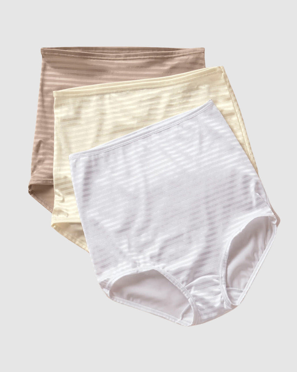 Paquete x 3 Panties Clásicos con Máximo Cubrimiento