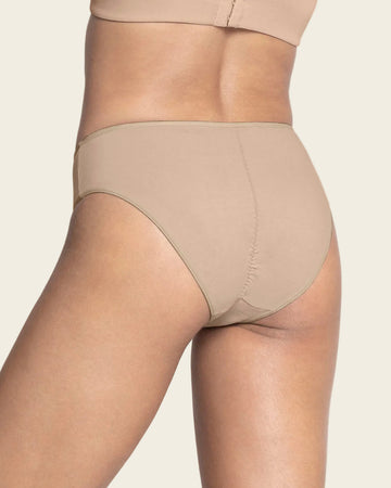 Paquete x 3 panties tipo bikini con buen cubrimiento#color_s08-beige-marfil-blanco