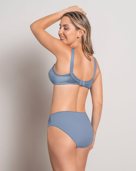 Paquete x 3 Panties tipo Bikini Clásicos y Confortables#color_s29-lila-empolvado-verde-azul-empolvado