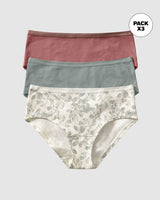 Paquete x 3 panty clásico de máxima comodidad y frescura#color_s29-gris-palo-de-rosa-marfil-estampado
