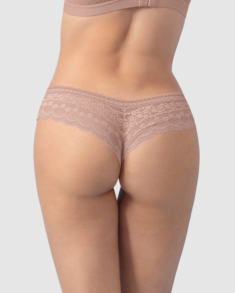 Paquete x 2 panties cacheteros en encaje y tul#color_s44-rosa-perla