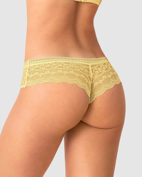 Paquete x 2 Panties Cacheteros en Encaje y Tul#color_s51-azul-claro-amarillo