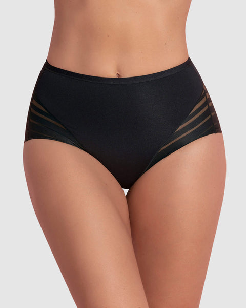 Panty faja clásico paquete x 2 control moderado de abdomen#color_s01-negro-cafe-claro