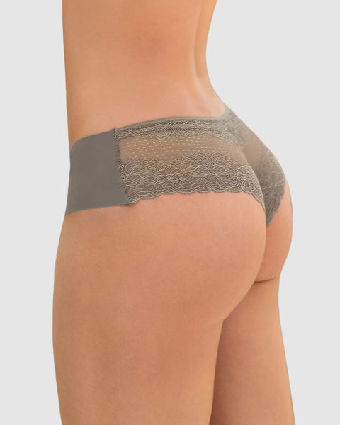 Paquete x 2 panties cacheteros descaderados con encaje#color_s45-mora-verde-grisaceo