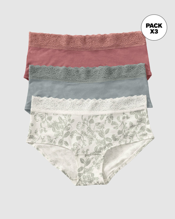 Paquete x3 panties estilo hipster total comodidad#color_s08-gris-palo-de-rosa-marfil-estampado