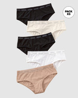 Paquete x 5 panties estilo hipster#color_s02-perla-negro-cafe-claro