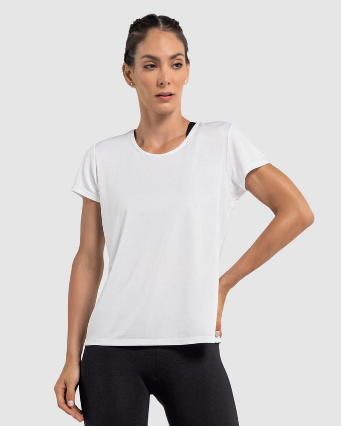 Camiseta deportiva de secado rápido y silueta semiajustada#color_000-blanco