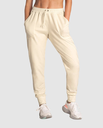 Jogger deportivo de silueta amplia con bolsillos#color_898-marfil