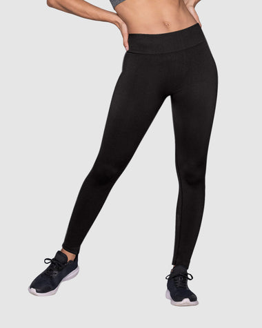 Legging básico sin costuras tecnología SkinFuse#color_700-negro