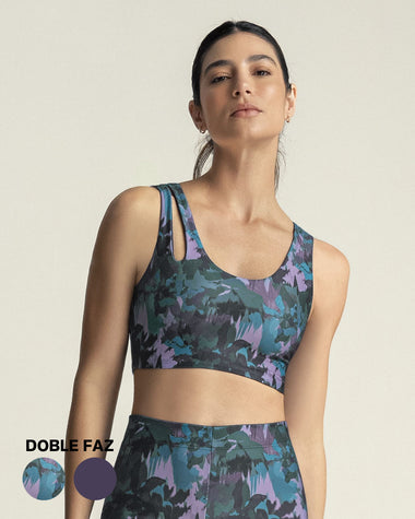 Top doble faz deportivo#color_186-estampado-flores-morado