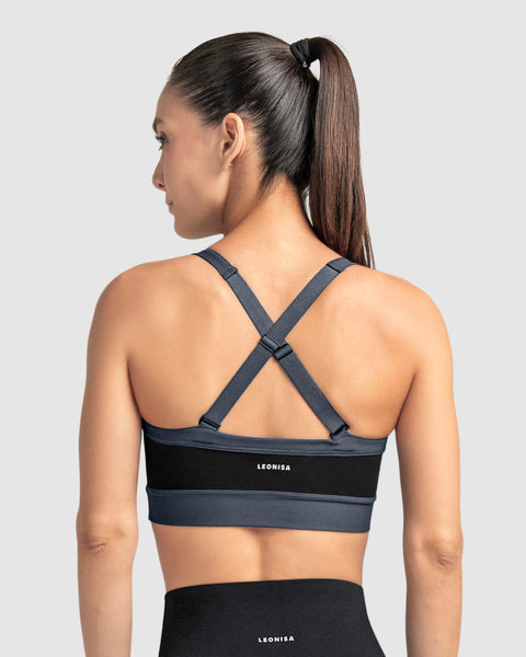 Top deportivo de soporte fuerte de busto y máximo ajuste#color_795-gris-oscuro