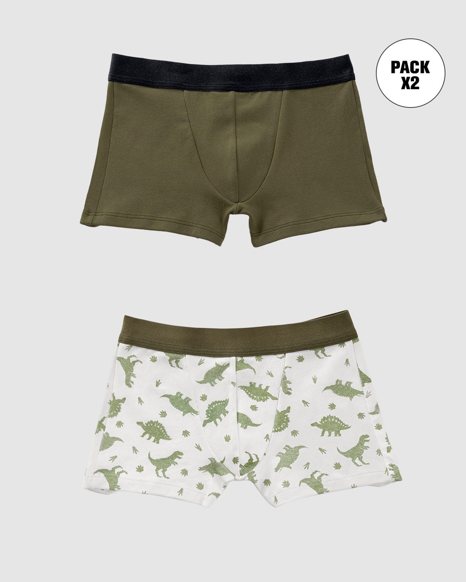 Bóxers cortos x2 niño