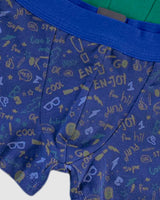 Paquete X2 bóxers en algodón para niños#color_s62-azul-estampado-enjoy-verde