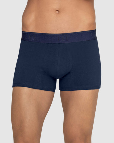 Paquete x2 bóxers cortos en algodón elástico#color_s03-negro-azul-oscuro
