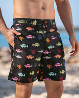 Pantaloneta larga eco amigable de pretina lisa y malla interna#color_701-estampado-peces