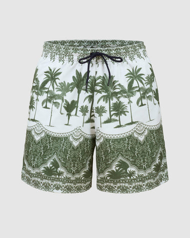 Pantaloneta de baño masculina con práctico bolsillo al lado derecho#color_a05-estampado-palmeras