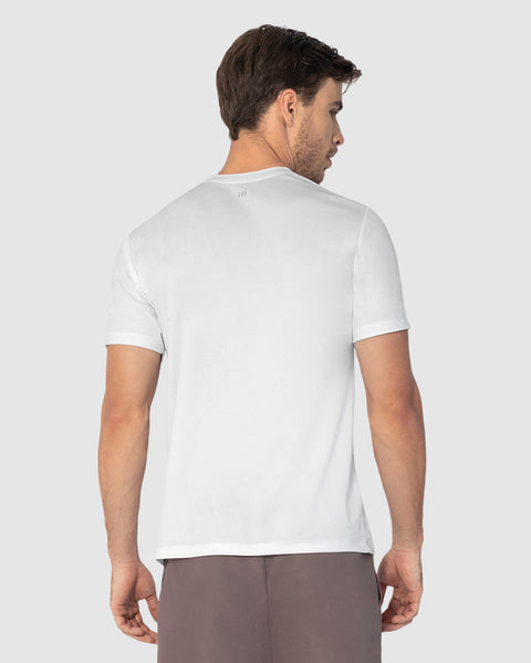 Camiseta deportiva masculina con tecnología de secado rápido#color_001-blanco