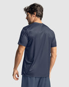 Camiseta deportiva masculina semiajustada de secado rápido