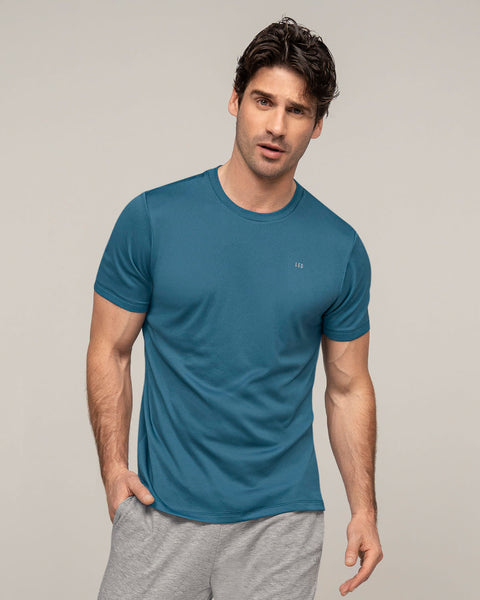 Camiseta deportiva de secado rápido y silueta semiajustada#color_632-verde-indigo