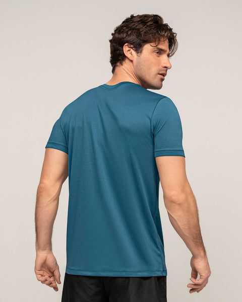 Camiseta deportiva de secado rápido y silueta semiajustada#color_632-verde-indigo