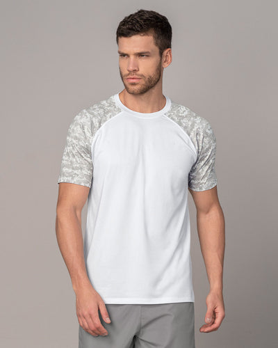 Camiseta deportiva con tela texturizada y transpirable#color_001-blanco