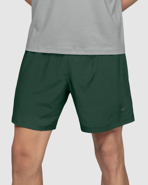 Pantaloneta deportiva con bóxer interno#color_611-verde