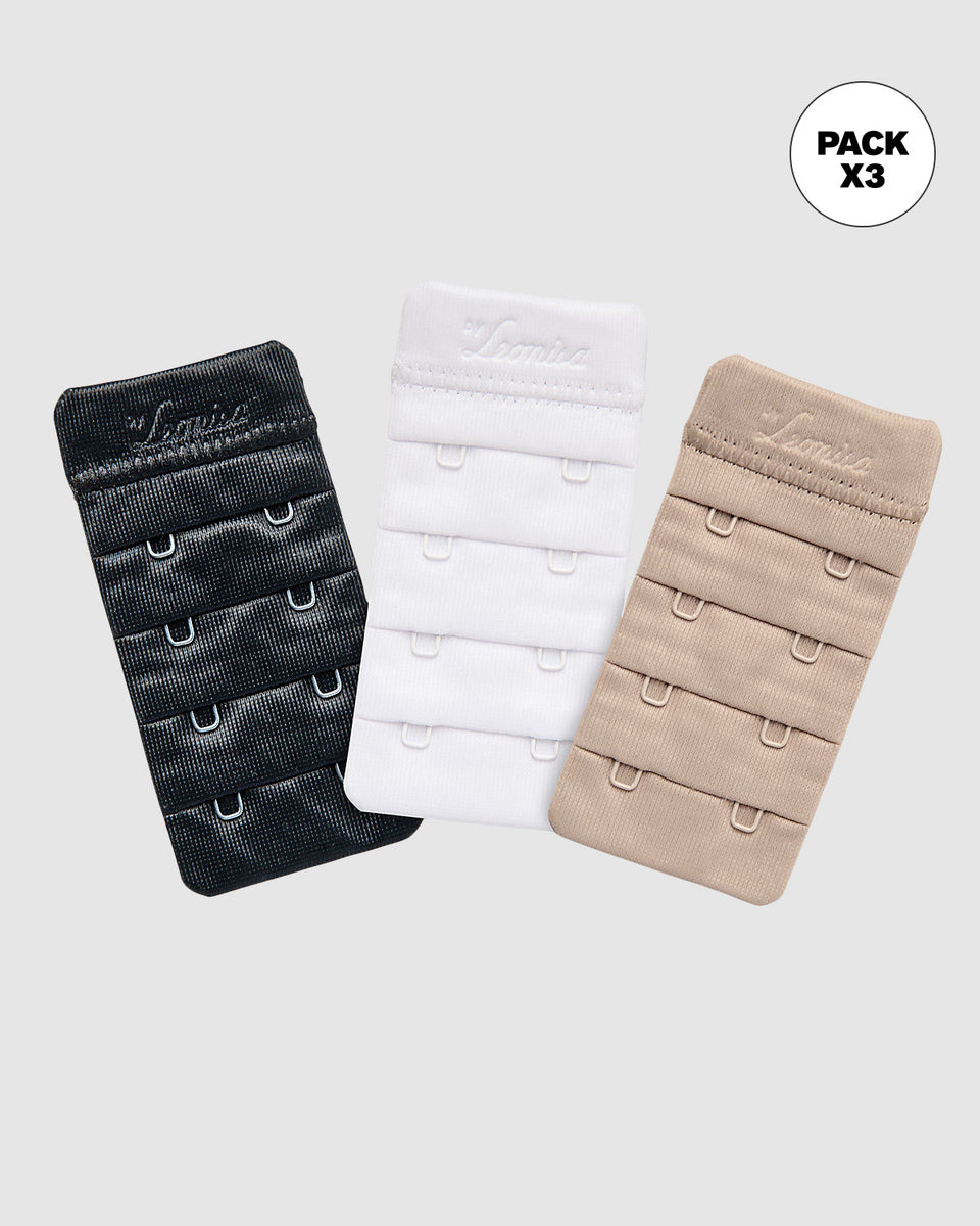 Paquete x 3 extensores anchos de brasier