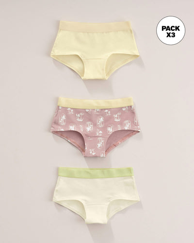 Hipster x3 para niña#color_s48-amarillo