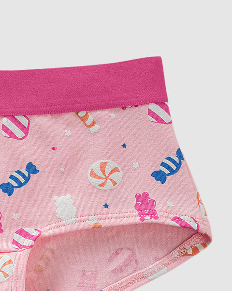 Paquete x 5 panties tipo hipster para niña#color_s01-azul-fucsia-marfil-estampado-rosa