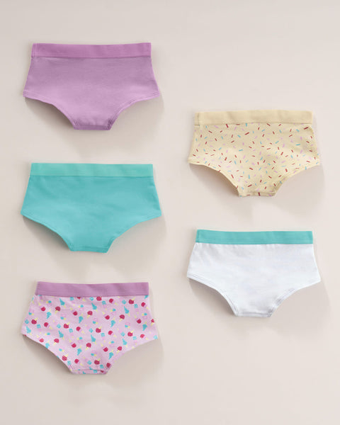 Paquete x 5 panties tipo hipster para niña#color_s30-rosado-claro