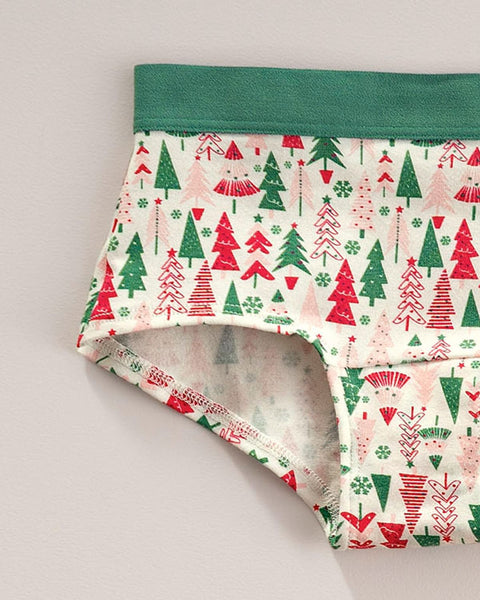 Paquete x 5 panties tipo hipster para niña#color_s31-verde