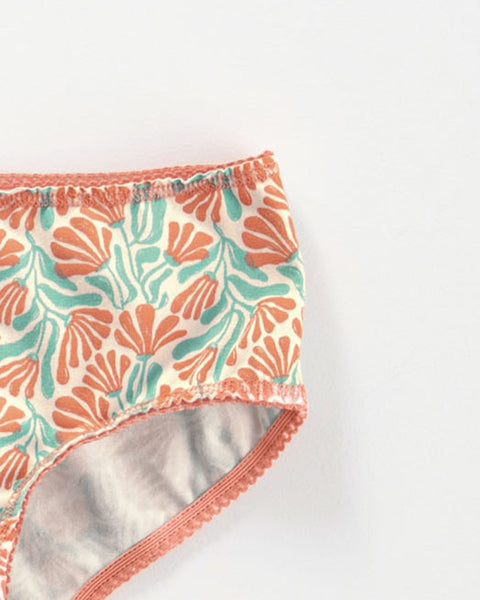 Paquete x 3 panties clásicos en algodón suave para niña#color_s31-coral-estampado-amarillo-verde