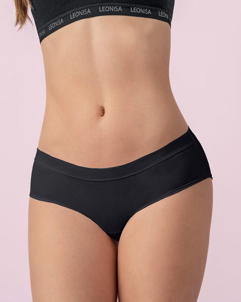 Paquete x 3 panties estilo hipster en algodón#color_s57-blanco-negro-rosa-claro